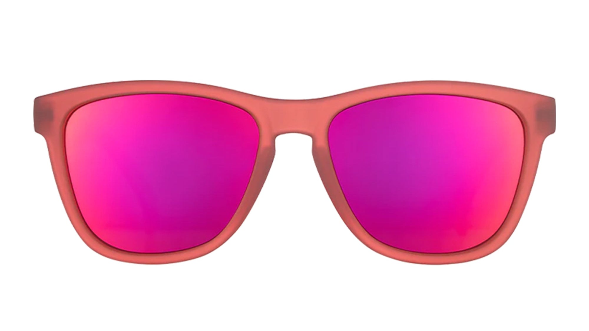 Phoenix at a Bloody Mary Bar | Red goodr Running Sunglasses All