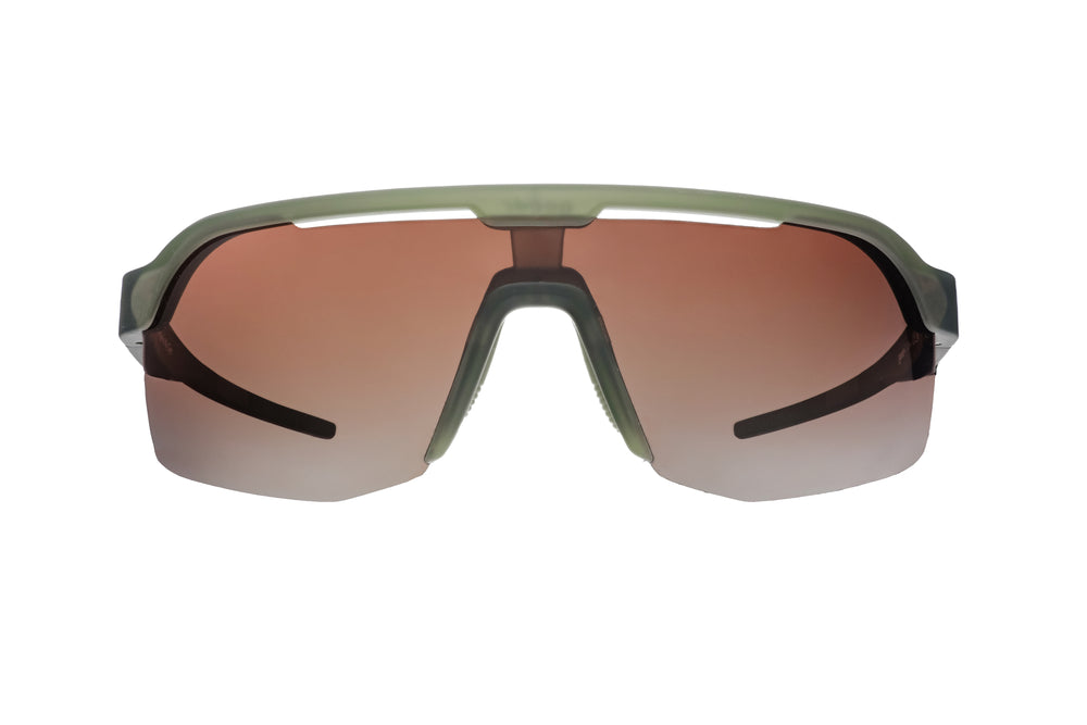 Goodr BOLT The Jungle is My Gym green polarized running sunglasses with no-slip wraparound frame, designed for outdoor athletic training and high-speed movement.
