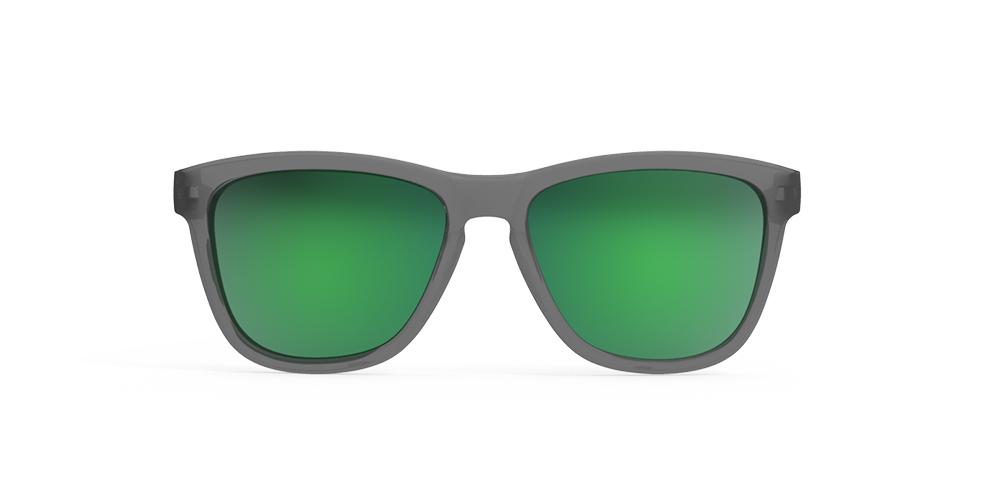 Goodr Silverback Squat OG running sunglasses with no-slip black frame and polarized UV400 lenses — perfect for running, fitness, and outdoor sports.