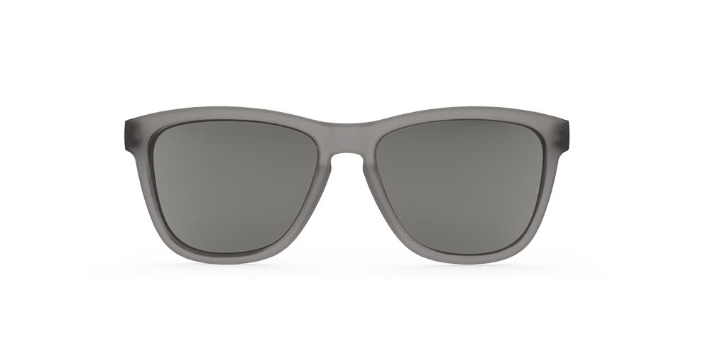 Goodr Going to Valhalla... Witness! OG running sunglasses with sleek black frame and mirrored polarized UV400 lenses — no-slip, no-bounce performance for running and outdoor adventures.